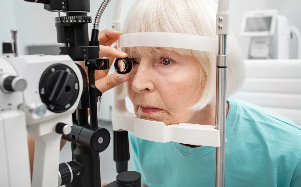 LASIK eye surgery consultation at Ebsaar Eye Surgery Center in Dubai