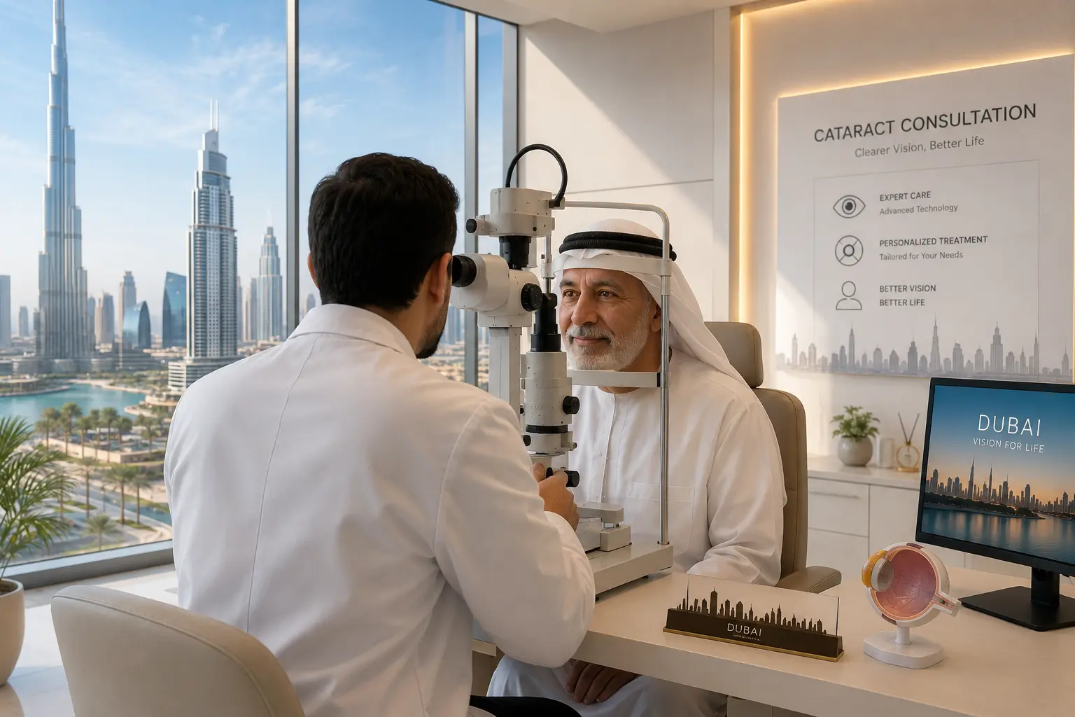 Cataract surgery cost in Dubai guide at Ebsaar Eye Surgery Center