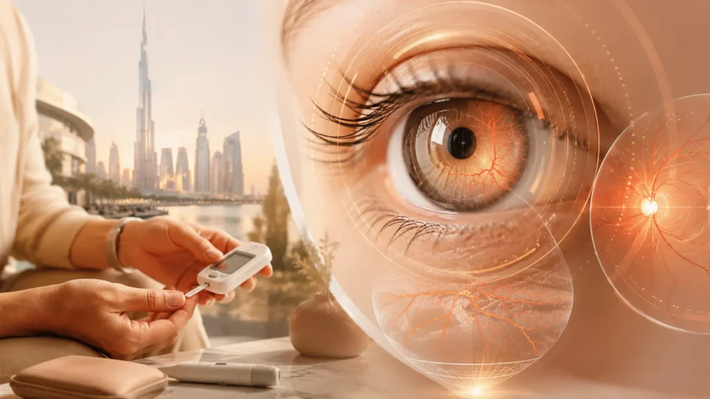 Diabetic eye exam in Dubai at Ebsaar Eye Surgery Center