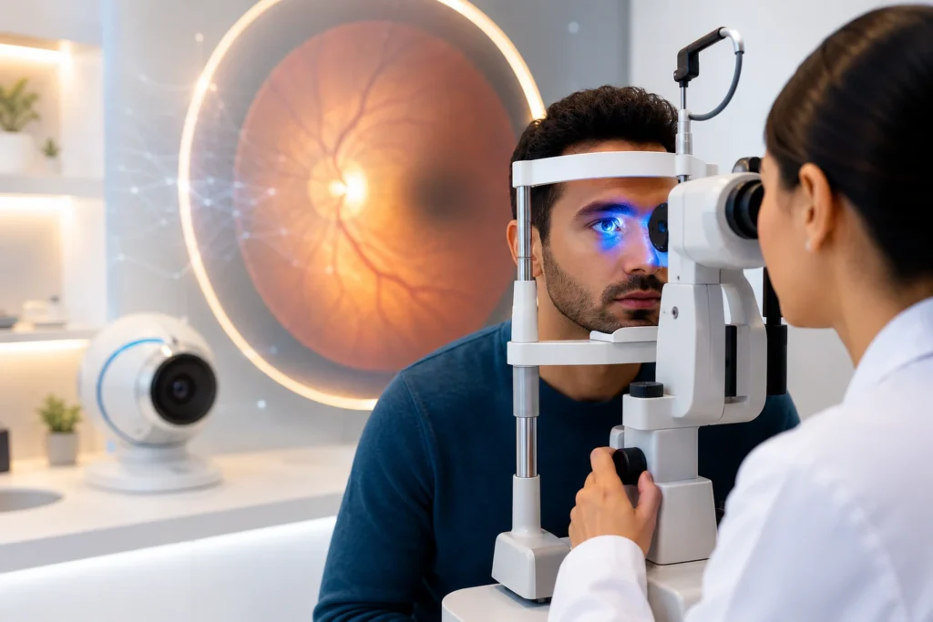 Eye pressure test in Dubai at Ebsaar Eye Surgery Center