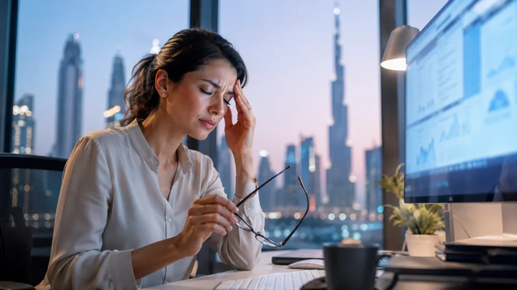 Headache and eye strain in Dubai at Ebsaar Eye Surgery Center